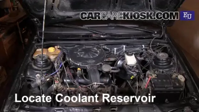 1996 Ford Fiesta Magic 1.3L 4 Cyl. Coolant (Antifreeze) Check Coolant Level
